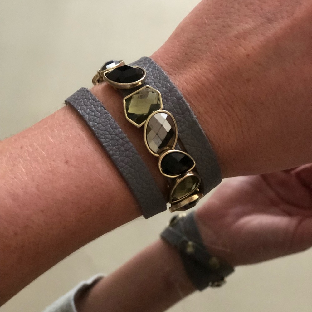 🖤 leather wrap bracelet 🖤